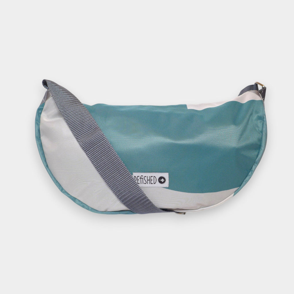 LUNA BAG | Upcycelte Cross Body Bag in blau