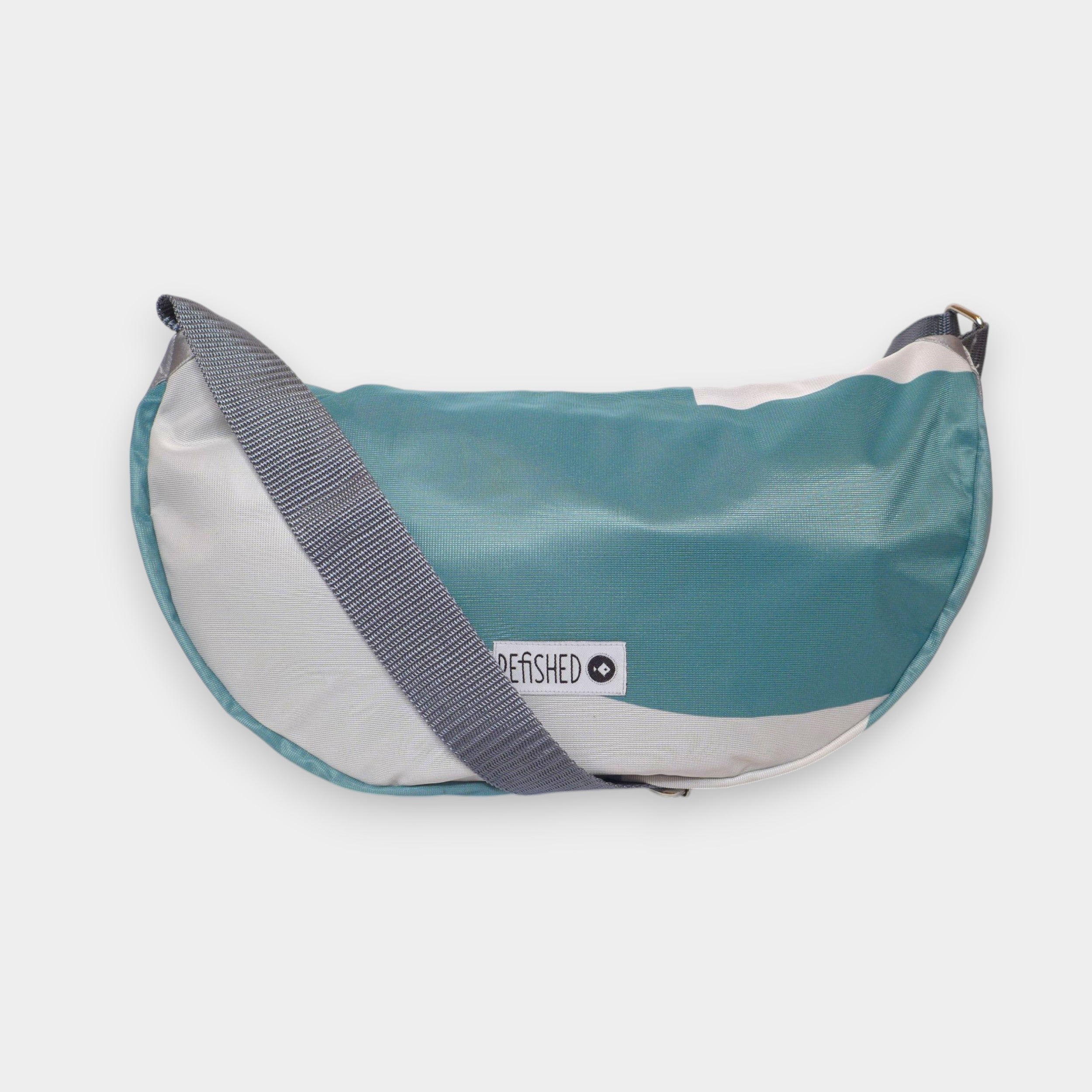 LUNA BAG | Upcycelte Cross Body Bag in blau
